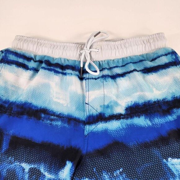 Spyder Men's Standard 7" Tie-dye Volley Swim Trunks Size Small Blue Shorts - Picture 5 of 11